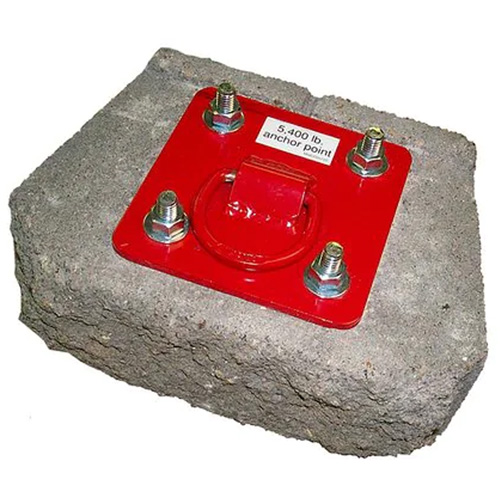 Ancrage continu pour b&eacute;ton PROTECTA PRO, B&eacute;ton, Usage Temporaire Ontario Safety Products
