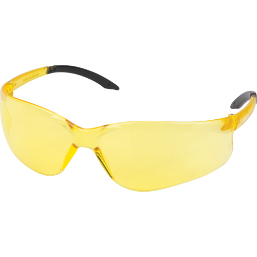 Z2400 Series Safety Glasses, Amber Lens, Anti-Scratch, ANSI Z87+/Meets/Exceeds CSA Z94.3 Ontario Safety Products
