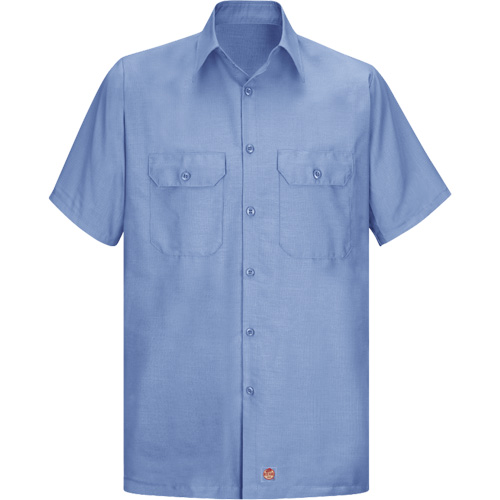 Short Sleeve Ripstop Shirt, Men's, 3X-Large, Blue Ontario Safety Products