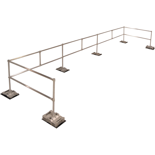 RoofGuard Classic System - Packaged Kits, Aluminum, 72" W x 324" L x 42" H Ontario Safety Products