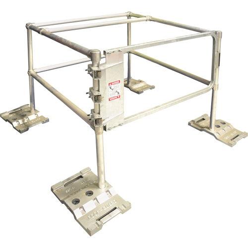 RoofGuard Classic System - Hatch Kit, Aluminum, 48" W x 48" L x 42" H Ontario Safety Products