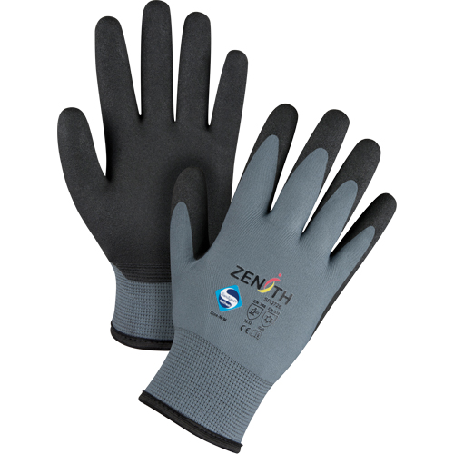 ZX-30° Premium Coated Gloves, 8/Medium, PVC Coating, 15 Gauge, Nylon Shell Ontario Safety Products