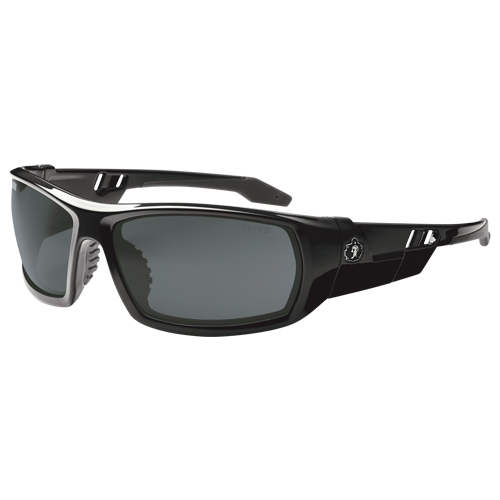 Lunettes de s&eacute;curit&eacute; Skullerz Odin, Lentille Fum&eacute;e, Anti-&eacute;gratignures/Polaris&eacute;, ANSI Z87+/R&eacute;pond ou surpasse la norme CSA Z94.3 Ontario Safety Products