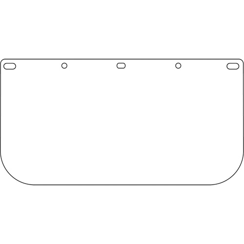 Visi&egrave;re pour &eacute;cran facial Dynamic, PETG, Teinte Transparent Ontario Safety Products