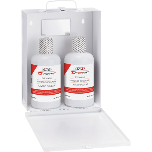 Dynamic Eyewash Station with Isotonic Solution, Double Ontario Safety Products