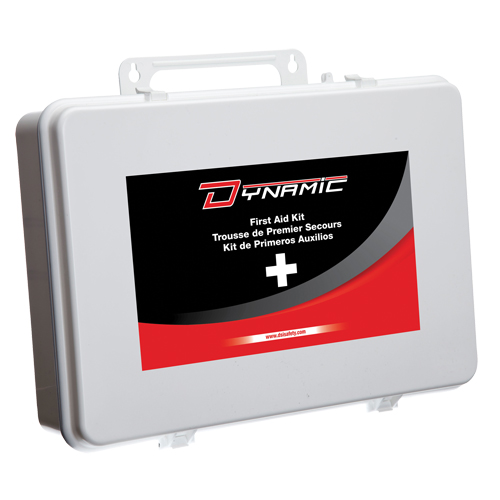 Trousse de premiers soins pour autobus scolaire Dynamic, Dispositif m&eacute;dical Classe 1, 36 unit&eacute;s/Boîte en m&eacute;tal Ontario Safety Products