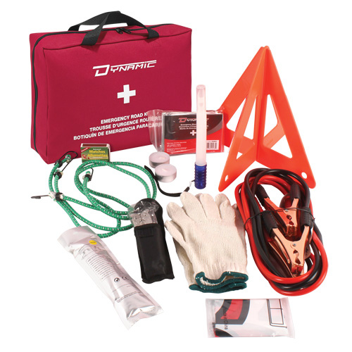 Dynamic S.O.S. Emergency Road Side Kit, Class 1 Medical Device, Nylon Bag Ontario Safety Products