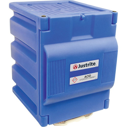 Armoire de comptoir en poly&eacute;thyl&egrave;ne pour l'acide, 2 gal., 14,25" x 19,75" x 17,125" Ontario Safety Products