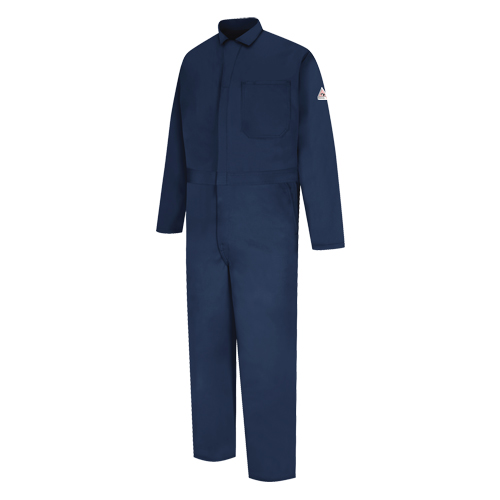 ISO 11611 Flame-Resistant Welding Coveralls, Size 48, Navy Blue Ontario Safety Products