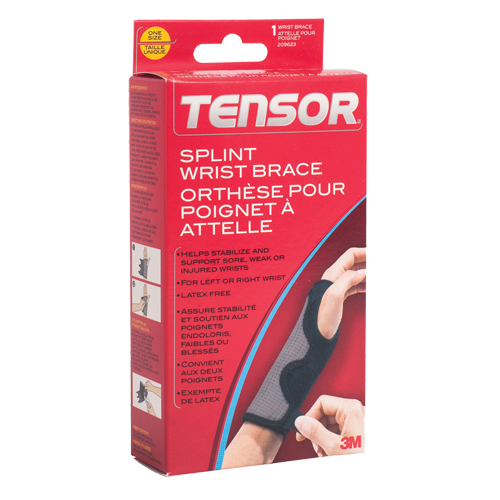 Tensor Wrist Brace, Neoprene, One Size Ontario Safety Products