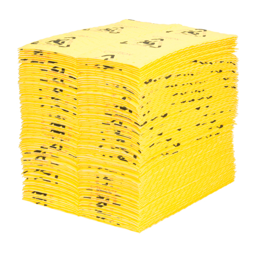 Premium Caution Pads, Universal, 15" x 18", 24.4 gal. Absorbancy Ontario Safety Products