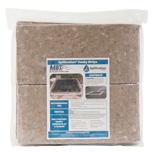 Spilltration Husky Strips, Oil Only, 64" x 8", 4 gal. Absorbancy Ontario Safety Products