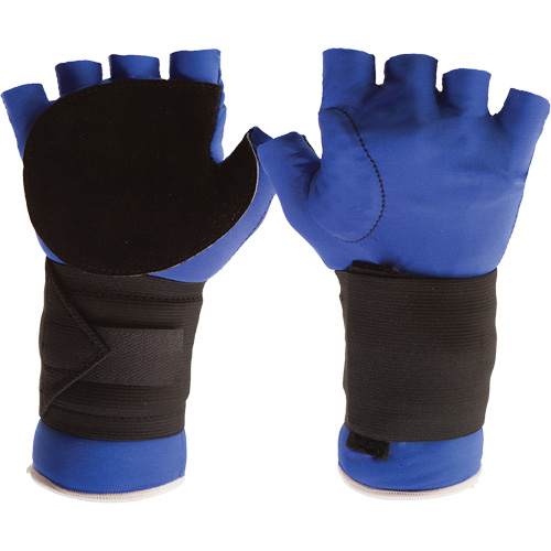 Gant anti-impact avec support du poignet, Taille Petit, Paume Cuir refendu Ontario Safety Products