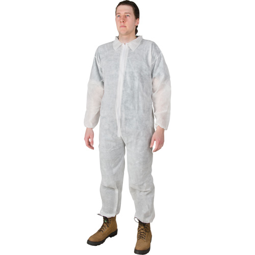 Combinaisons, 4T-Grand, Blanc, Polypropyl&egrave;ne Ontario Safety Products