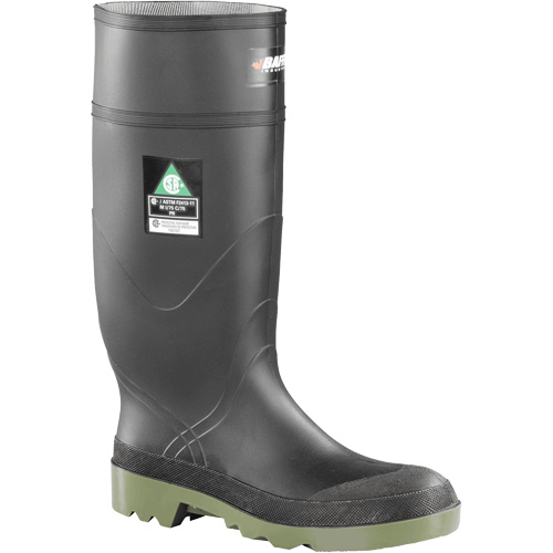 Petrolia Boots, Rubber, Steel Toe, Size 7 Ontario Safety Products