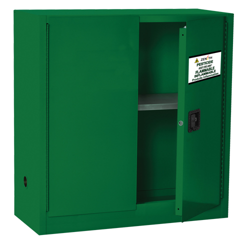Pesticide Storage Cabinet, 30 gal., 44" H x 43" W x 18" D Ontario Safety Products