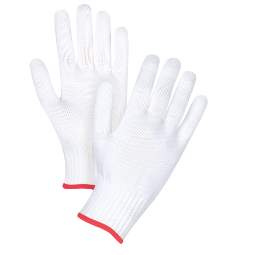 Seamless String Knit Gloves, Polyester, 10 Gauge, Small Ontario Safety Products