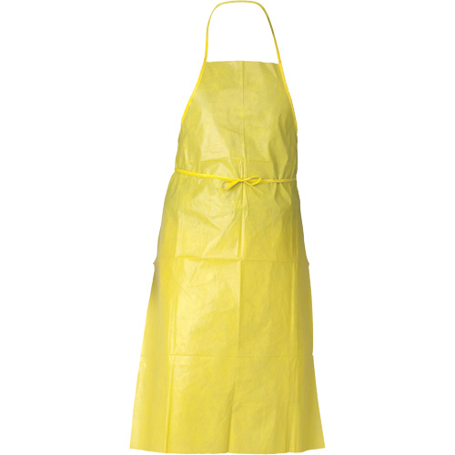 Tablier de protection contre la vaporisation de produits chimiques A70 KLEENGUARD, Poly&eacute;thyl&egrave;ne, 44" lo x 29" la, Jaune Ontario Safety Products