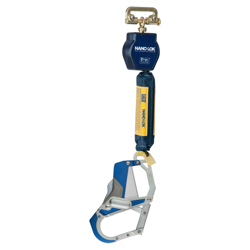 Cordage de s&eacute;curit&eacute; autor&eacute;tractable Nano-Lok, 6', Sangles, Stationnaire Ontario Safety Products