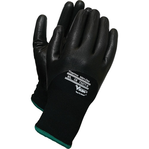 Gants thermiques Nitri-Dex Viking, 8/Moyen, R&ecirc;vetement Nitrile, Calibre 15, Enveloppe en Nylon Ontario Safety Products