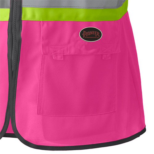139PK Veste de s&eacute;curit&eacute; pour femme, Rose, T-petit, Polyester Ontario Safety Products