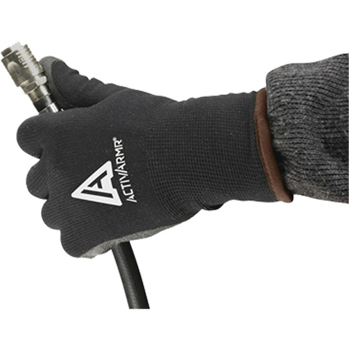 ActivArmr&reg; 97-631 Medium-Duty Thermal Gloves, 7/Small, Foam PVC Coating, 10 Gauge, Nylon Shell Ontario Safety Products