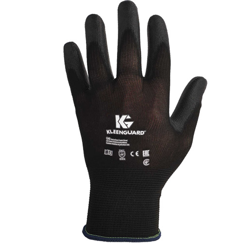 KleenGuard G40 Coated Gloves, 8/Medium, Polyurethane Coating, Nylon Shell Ontario Safety Products