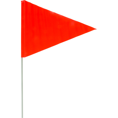 Fanion pour le d&eacute;neigement, Rouge, 6' ha Ontario Safety Products