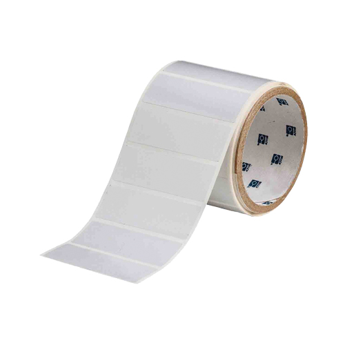 &eacute;tiquettes imprimables ToughBond &agrave; transfert thermique, Polyester, 3" lo x 1" h, Blanc Ontario Safety Products