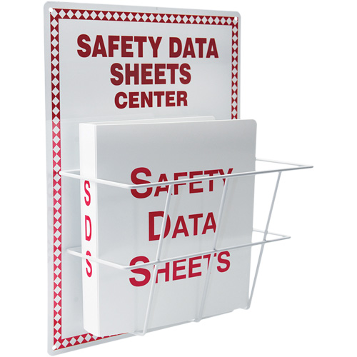 Station de fiches signal&eacute;tiques SGH, Anglais, Compris reliures Ontario Safety Products