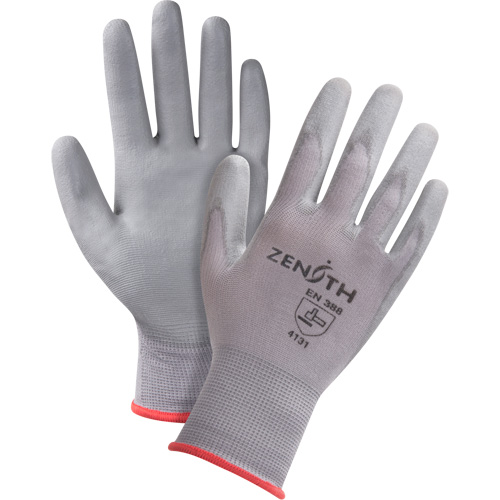 Gants en nylon enduits de polyur&eacute;thane sans DMF, 7/Petit, R&ecirc;vetement Polyur&eacute;thane, Calibre 15, Enveloppe en Nylon Ontario Safety Products