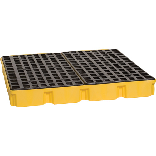 Modular Spill Platform, 60.5 US gal. Spill Capacity, 51.5" x 51.5" x 6.5" Ontario Safety Products