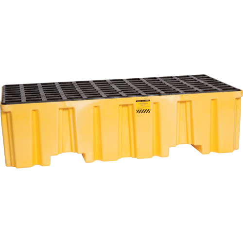 Spill Containment Pallet, 66 US gal. Spill Capacity, 26.25" x 51" x 13.75" Ontario Safety Products