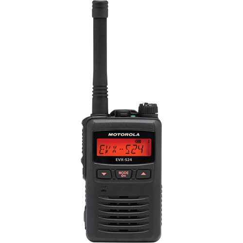 EVX-S24 Series Portable Radio, UHF Radio Band, 256 Channels, 200 000 sq. ft. Range Ontario Safety Products