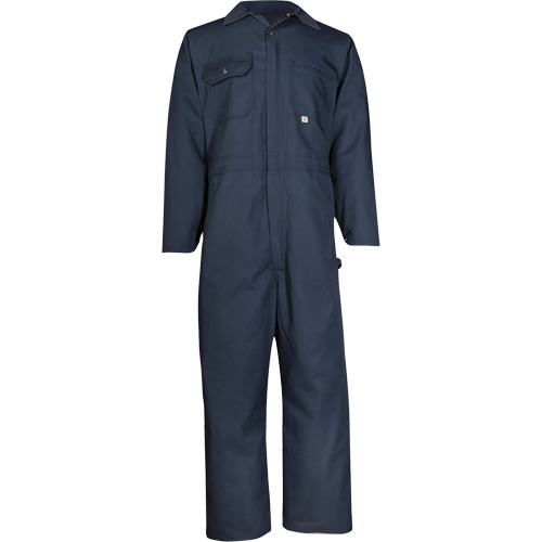 Twill Deluxe Coveralls, Men's, Navy Blue, Size 56 Ontario Safety Products