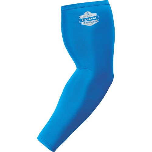 Chill-Its&reg; 6690 Cooling Arm Sleeves, 17", Polyester, Blue Ontario Safety Products