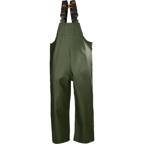 Gale Rain Bib Pants, X-Small, Polyester, Green Ontario Safety Products
