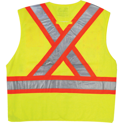 Veste de s&eacute;curit&eacute;, Jaune lime haute visibilit&eacute;, 2T-Grand/3T-Grand, Polyester Ontario Safety Products