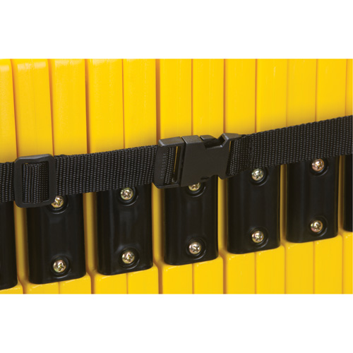 Barri&egrave;re mobile portative, 40" h x 13' lo, Jaune Ontario Safety Products
