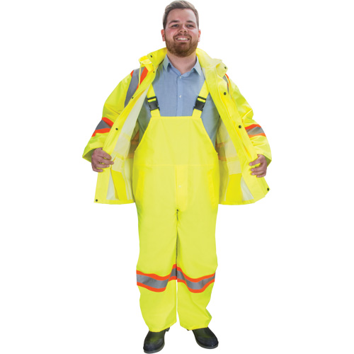 RZ1000 Rain Suit, Polyester, Medium, High Visibility Lime-Yellow Ontario Safety Products
