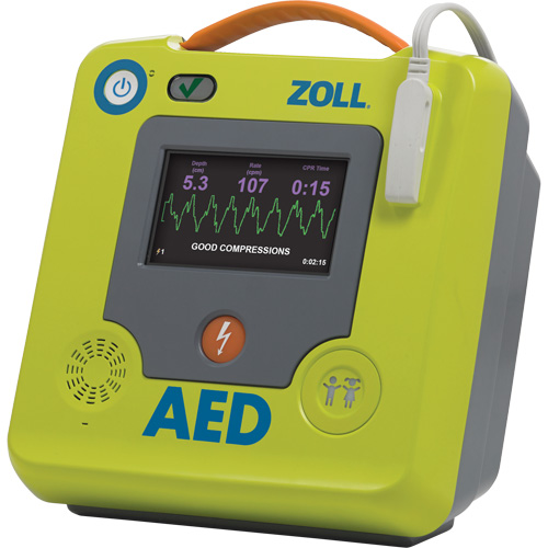Professional Rescuers AED 3 BLS Defibrillator, Semi-Automatic, French, Class 4 Ontario Safety Products