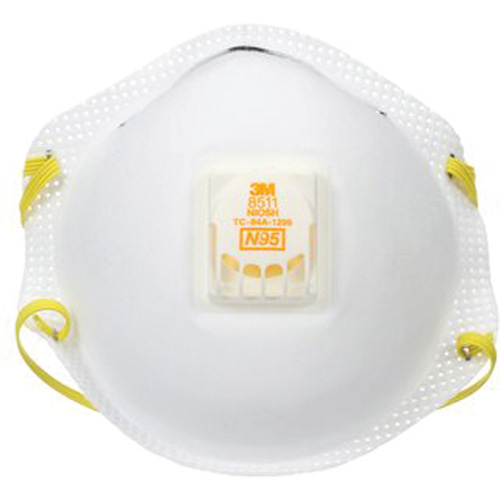 Respirateur contre les particules 8511, N95, Certifi&eacute; NIOSH Ontario Safety Products
