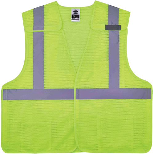 Gilet de s&eacute;curit&eacute; en maille GloWear 8217BA, Jaune lime haute visibilit&eacute;, Moyen/Petit, Polyester Ontario Safety Products