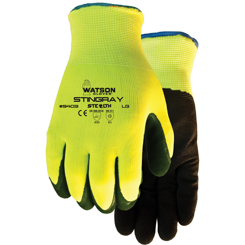 Gants isol&eacute;s Stealth Stingray, T-Grand, R&ecirc;vetement Nitrile, Calibre 13, Enveloppe en Polyester Ontario Safety Products
