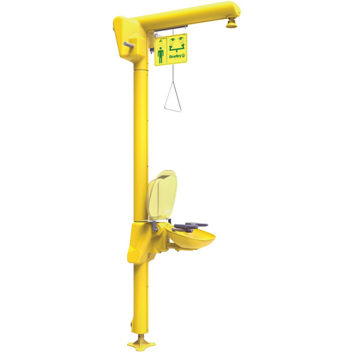 Halo Heat Trace Shower & Eye/Face Wash Unit, Pedestal Ontario Safety Products