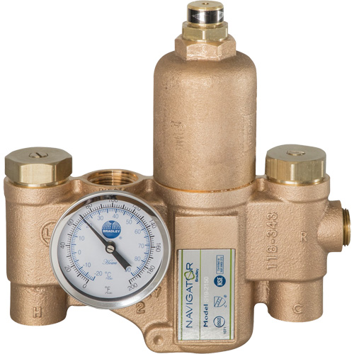 Navigator EFX20 Emergency Fixture Thermostatic Mixing Valve, 30 GPM Ontario Safety Products