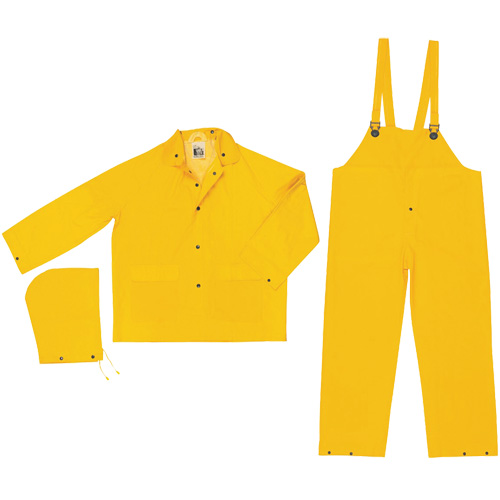 Ensemble imperm&eacute;able de s&eacute;rie classique, Polyester/PVC, Grand, Jaune Ontario Safety Products