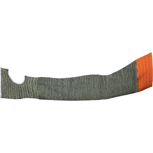 Contender Cut-Resistant Composite-Knit Sleeve, Aramid, 22", ASTM ANSI Level A4, Grey Ontario Safety Products
