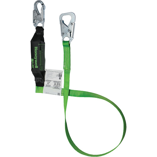 Miller&reg; BackBiter&reg; Tie-Back Lanyard, 6', Locking Snap Hook Center, Locking Snap Hook Leg Ends, Nylon/Polyester Ontario Safety Products