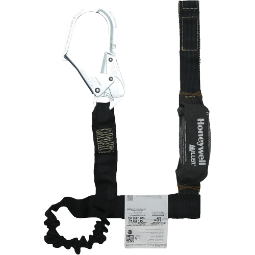 Miller&reg; Arc-Rated Shock-Absorbing Lanyard, 6', Scaffold Hook Center, Choke-Off Loop Leg Ends, Kevlar&reg; Ontario Safety Products